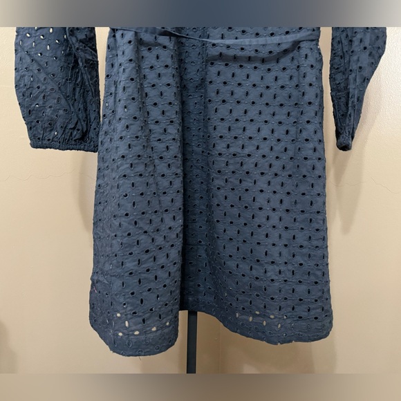NWOT GAP Eyelet Lace Black Long Sleeve Dress. Size Small. - Picture 6 of 8